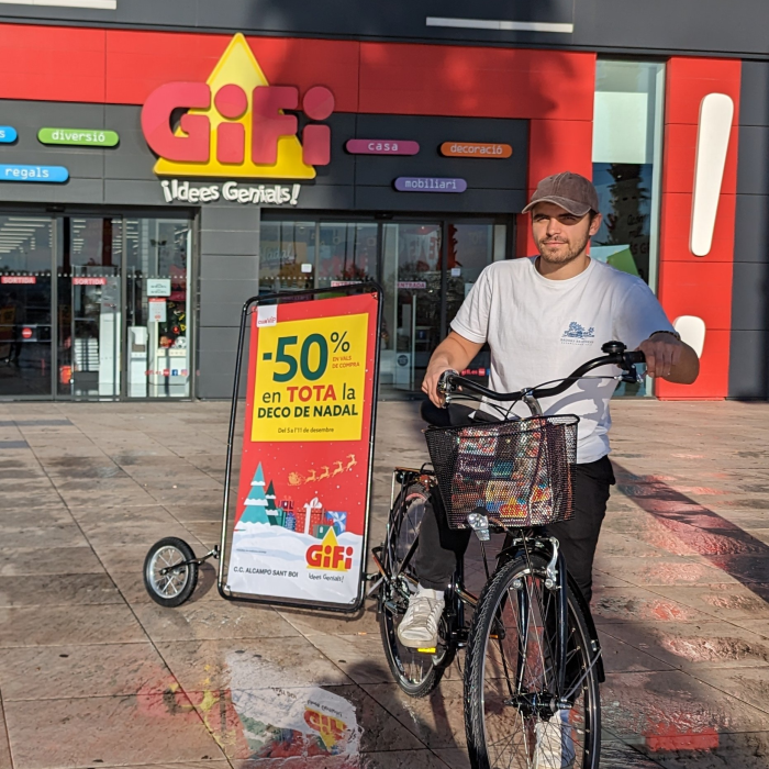 GIFI BIKERS WALKERS BTL STREETMARKETING ESPAÑA BARCELONA ACTIVACIONES INAUGURACIONES