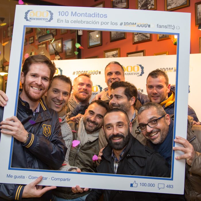 100 MONTADITOS | Belowactions ACTIVACION Barcelona